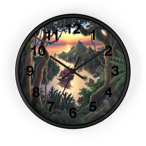 Into The Real of Mystery, Conan The Barbarian Fantasy Wall Clock by David Carrigan.
