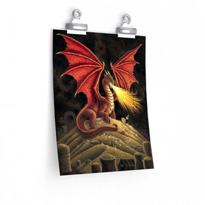 Enter The Dragon's Lair, Premium Fantasy Art Giclee Print by David Carrigan.