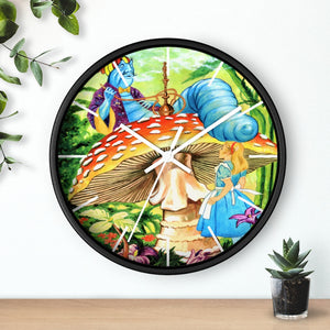 Who Are You? Alice Inspired Wall Clock by David Carrigan.