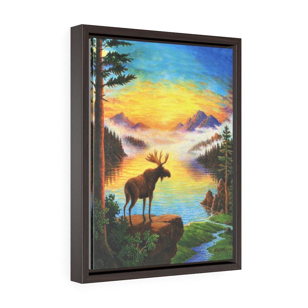 Monarch of the North, Premium Nature Scape Framed Canvas by David Carrigan.