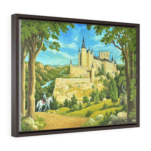 A Kingdom Far and Wide, Fantasy Castle Landscape Framed Canvas by David Carrigan.