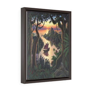 Into The Realm Of Mystery, Premium Fantasy Art Framed Canvas by David Carrigan.