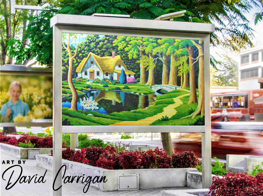 The Fantasy Cottage, Fairy Tale Wall Art by David Carrigan.