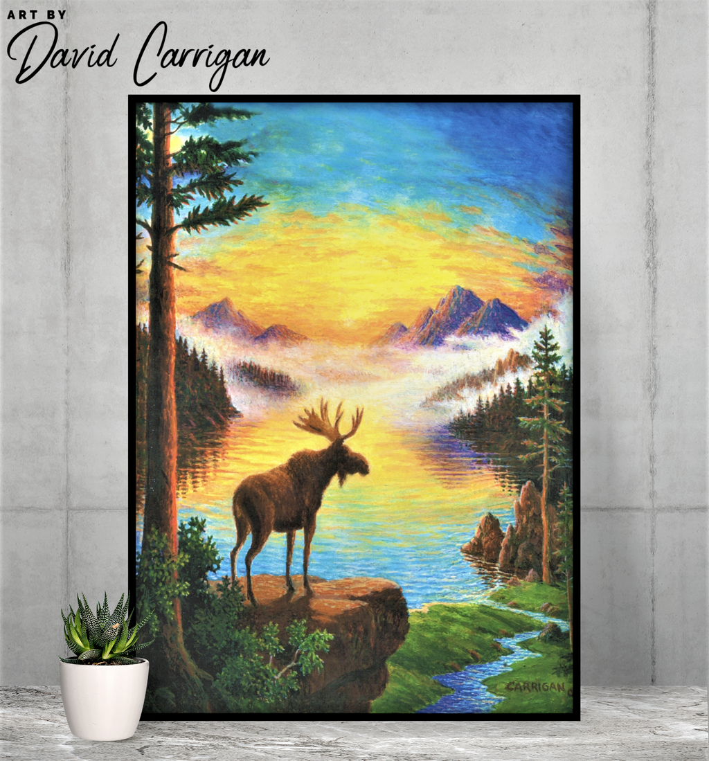 Monarch of the North, Beautiful Naturescape Premium Giclee Print, by David Carrigan.